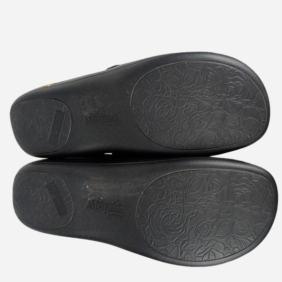 Alegria Keli Slip-On Shoes Metallic Red Gold Print US 9 / EU 39 - Picture 7 of 7